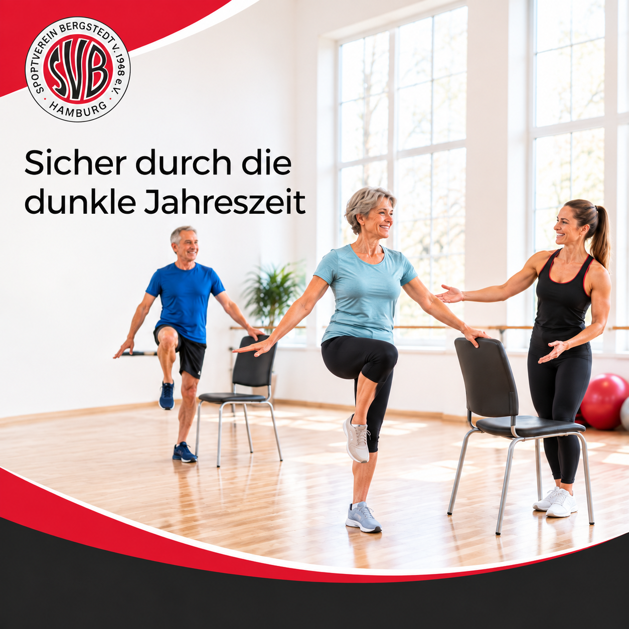 Sturzpräventions-Workshop beim SV Bergstedt – Sicher durch die dunkle Jahreszeit