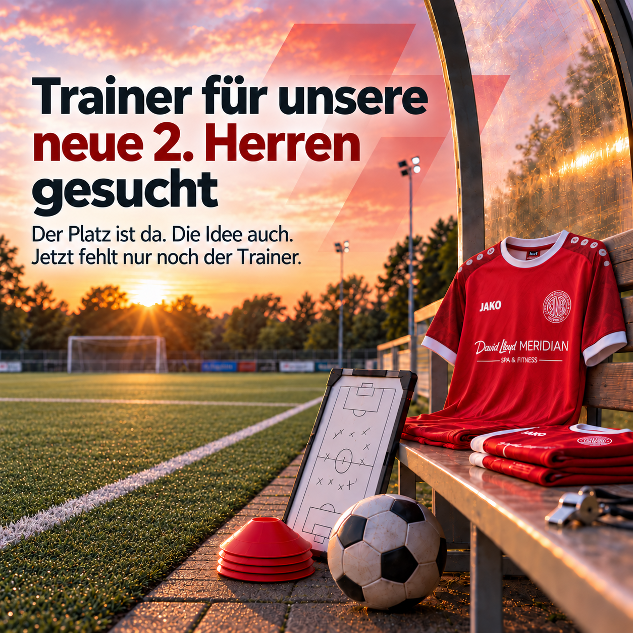 Trainer für die neue 2. Herren des SV Bergstedt gesucht